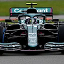 Sebastian Vettel on track