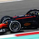 Sergio Perez out on track on the final day of the test