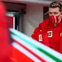 Mick Schumacher began his 2021 Ferrari test on Thursday, January 28