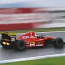 Jean Alesi of France managed three podiums for Ferrari in this turbulent season