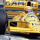 Satoru Nakajima's best finish that season came in the sodden season-finale at Adelaide, where eight cars finished