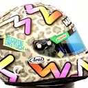 The helmet Ricciardo used for the 2020 season was certainly eye-catching