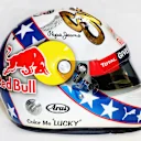 Ricciardo paid tribute to motorcycle stuntman Evel Knievel for the 2016 US Grand Prix