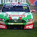 Alonso had a brief trip through the grass...