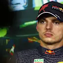 Max Verstappen of Red Bull Racing during the press conference after the Formula 1 Italian Grand Prix race at Circuit Monza, on September 11, 2022 in Monza, Italy (Photo by Beata Zawrzel/NurPhoto via Getty Images)