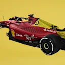 Ferrari's livery for the 2022 Italian Grand Prix - 3/4 rear view