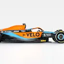 Side view of the McLaren MCL36