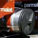 The team soon found that the cover of a rubbish bin proved an effective cover for the fan