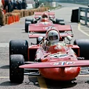 A front view of the March 711 and its 'tea tray' wing