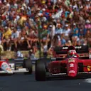 The Ferrari of Nigel Mansell leads the McLaren of Gerhard Berger
Hungarian GP, Budapest, Hungary, 12 August 1990 © Sutton Motorsport Images