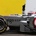 Race winner Jenson Button (GBR) McLaren MP4/26 takes the chequered flag at the finish.Hungarian Grand Prix, Race, Budapest, Hungary, Sunday 31 July 2011.
© Sutton Motorsport Images