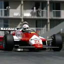 Andrea de Cesaris took Alfa's last pole position at Long Beach in 1982. © Sutton Motorsport Images