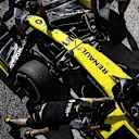 Fernando Alonso tests the R.S.20 at Barcelona on October 13