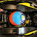 Fernando Alonso tests the R.S.20 at Barcelona on October 13 2020