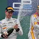 Stoffel Vandoorne (BEL) ART Grand Prix celebrates with champagne on the podium at GP2 Series, Rd4, Spielberg, Austria, 19-21 June 2015. © Sutton Motorsport Images