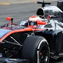 Jenson Button (GBR) McLaren MP4-30 at Formula One Testing, Day One, Barcelona, Spain, 26 February 2015.
