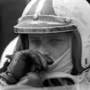 Chris Amon (NZL) Ferrari 312 in reflective mood, retired with broken gearbox.
British Grand Prix, Rd6, Silverstone, England. 19 July 1969. © Sutton Motorsport Images