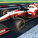 The F1 2021 car in Rocket League, available May 20-26