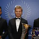 (L to R) Mercedes' Lewis Hamilton and Nico Rosberg, and Red Bull Racing's Daniel Ricciardo, 2016 FIA Prize Giving, Vienna, Austria, December 2nd 2016 © FIA