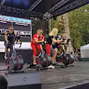 F1 Fanzone: Three of F1's top personal trainers discuss what it takes to train like an F1 driver... whilst racing on bikes! © FOWC Ltd