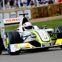 Martin Brundle (GBR) Brawn BGP001 2009 at Goodwood Festival of Speed, Goodwood, England, 24-26 June 2016. © Sutton Images
