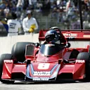 The closest Stuck came to F1 glory - with Brabham in the 1977 USA West Grand Prix 