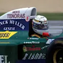 THEN: In 1994, low cockpit sides meant drivers' heads and shoulders were exposed, with helmets not as tough as today