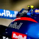 SUZUKA, JAPAN - OCTOBER 04: Fan's Scuderia Toro Rosso headwear during the Japanese GP at Suzuka on October 04, 2018 in Suzuka, Japan. (Photo by Andy Hone / LAT Images)