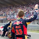 Max Verstappen waves to the crowds at the 'Italia a Zandvoort' © Chris Schotanus