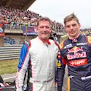 Max Verstappen with father Jos at the 'Italia a Zandvoort' © Chris Schotanus