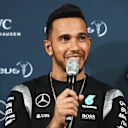 Lewis Hamilton is interviewed prior to the 2016 Laureus World Sports Awards at Messe Berlin on April 18, 2016 in Berlin, Germany. © 2016 Getty Images