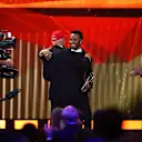 Lewis Hamilton and Niki Lauda during the 2016 Laureus World Sports Awards at the Messe Berlin on April 18, 2016 in Berlin, Germany. © 2016 Getty Images