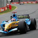 AUSTRALIA 2005: Running towards the end of the order in a damp one-lap qualifying session, Alonso was forced to settle for 14th on the grid at the 2005 season opener in Melbourne. The Spaniard would make it all the way up to the podium places in the race,