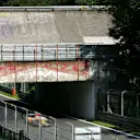 Nelson Piquet Jr. (BRA) Renault R28 passes underneath the old banking. Formula One Testing, Monza, Italy, Wednesday 27 August 2008.
 © Sutton Motorsport Images
