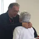 Ferrari CEO Sergio Marchionne with Formula One group CEO Bernie Ecclestone, Baku, Azerbaijan, June 18, 2016 © FOWC Ltd