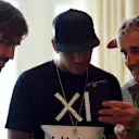 (L to R) Fernando Alonso, Lewis Hamilton, Alain Prost © Mario Renzi