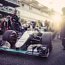 On the grid in Abu Dhabi ©  Mercedes-Benz Grand Prix Ltd / Paul Ripke