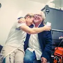 With father Keke ©  Mercedes-Benz Grand Prix Ltd / Paul Ripke