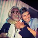 With father Keke ©  Mercedes-Benz Grand Prix Ltd / Paul Ripke