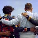 A minute's silence for Jules Bianchi, Hungaroring, July 26, 2015 © FOWC Ltd