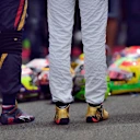 A minute's silence for Jules Bianchi, Hungaroring, July 26, 2015 © FOWC Ltd