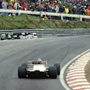 Eddie Cheever(USA) Arrows A10, 4th place at Eau Rouge corner
1987 Belgian Grand Prix. © Sutton Motorsport Images