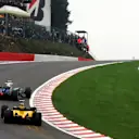 Jacques Villeneuve (Sauber Petronas C24) gets crossed up at Eau Rouge during the 2005 Belgian Grand Prix. © Sutton Motorsport Images