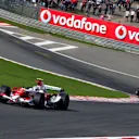 Jarno Trulli goes through Eau Rouge in 2007. © Sutton Motorsport Images