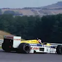 Nelson Piquet (Williams FW11 Honda) 1st position. 1986 Hungarian Grand Prix.
Hungaroring, Hungary. 8-10 August 1986. World Copyright - LAT Photographic