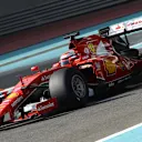 Kimi Raikkonen, Ferrari, during Pirelli 2017 tyre testing in Abu Dhabi © Foto Studio Colombo