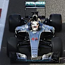 Lewis Hamilton, Mercedes, during Pirelli 2017 tyre testing in Abu Dhabi © Foto Studio Colombo