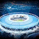 An artists impression of London's Olympic Park in ROC trim. © Race Of Champions