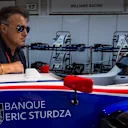 Jean Alesi is often on hand to watch his son, Giuliano, compete in GP3 - complete with copycat helmet design. © Sam Bloxham/GP3 Series Media Service

