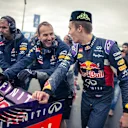 Daniil Kvyat heads to the paddock after his performance at the Kazan Show Run in Kazan, Russia on August 30th, 2015 © Denis Klero/Red Bull